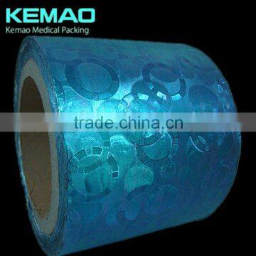embossed foil roll for food packaging household