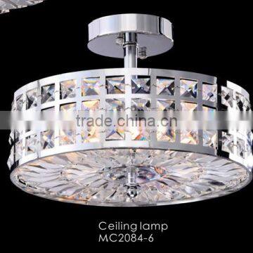 crystals decoration ceiling lamp led with stainless steel