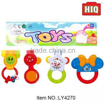 Excellent quality low price small toys plastic baby rattle toy