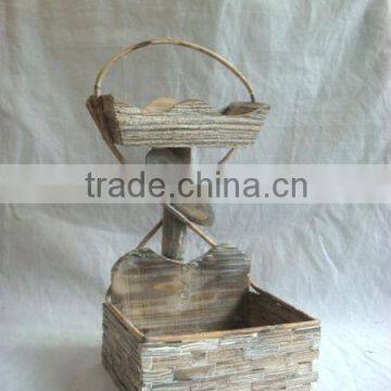 wooden flower pot(FSC Certificate)