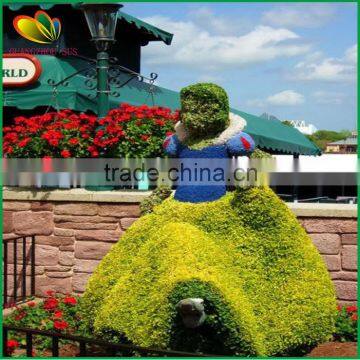 high quality evergreen artificial cartoon topiary animals grass animal