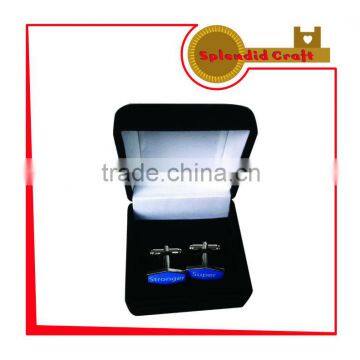black velvet cufflink box
