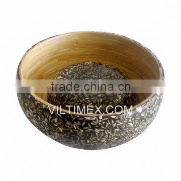 Eco-friendly bamboo bowl