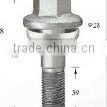 dacroment m12x1.5mm with large rim high strength wheel bolt