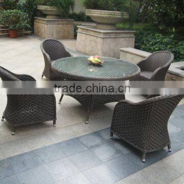 Outdoor Garden Patio Furniture Dinning set - Wicker Dining table and chair