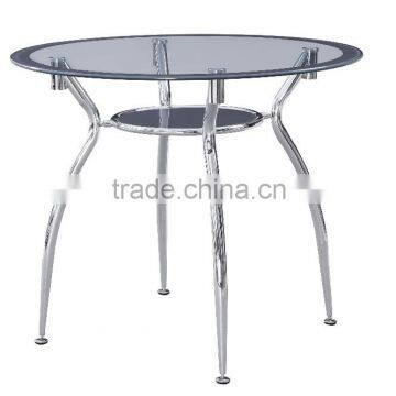 Glass Round Dining Table Set With 4 Chairs photo-2