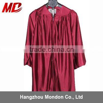 Kindergarten Graduation Gown Shiny Maroon for kid