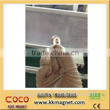 D28*d10.1*11.94mm Strong Sintered Ndfeb Magnets with Teflon Coating