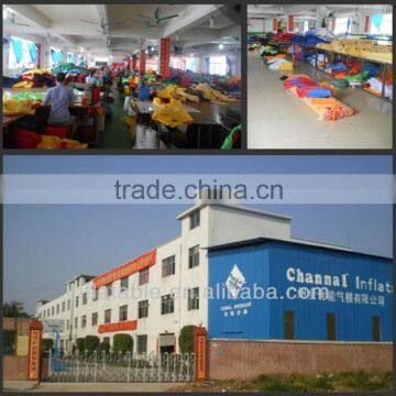 Outdoor Christmas Led Lights Inflatable Train With Santa photo-3