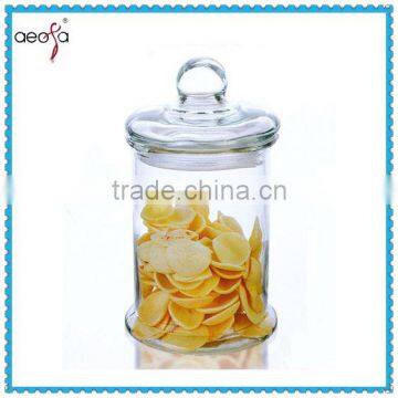 food grade round wholesale kitchen glass storage jar empty