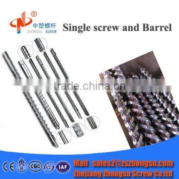 Bimetallic Extruder Screw Barrel for Plastic Recycling Machine/PVC Pipe/Profile Screw Barrel photo-3
