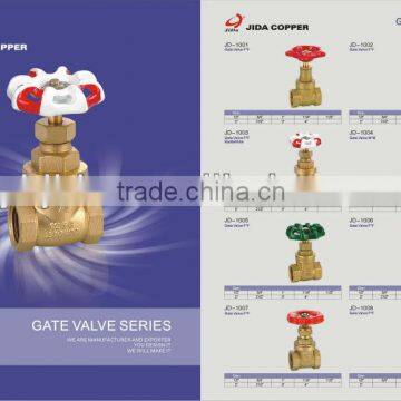 JD-1007 brass/copper gate valve