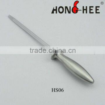 8" Steel Knife Sharpener with Hollow Handle