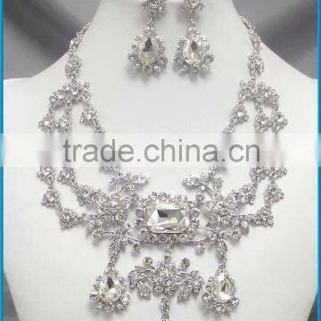 lucury austrian rhinestone collar necklace african jewelry sets