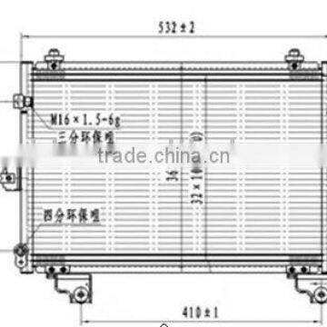 auto condenser for TOYOTA DARIO TERIOS HBS-P0279