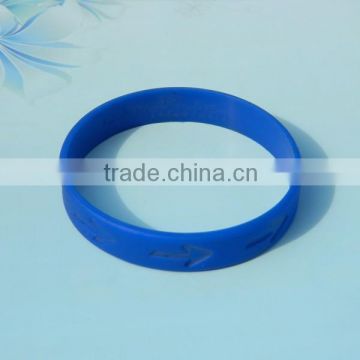 Cheapest custom cool sports silicone O ring bracelet wristband