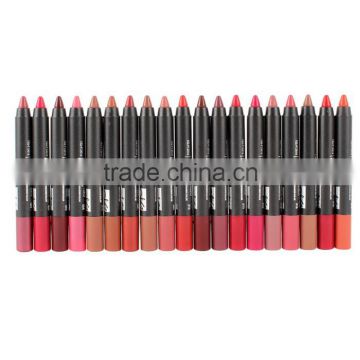 Menow kiss proof 19 colors single one matte waterproof matte lip pencil