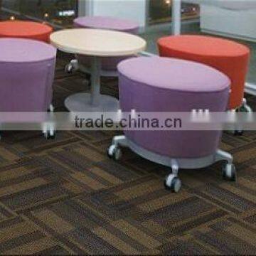 Brown coffee carpet tile,carpet tile for office meeting room