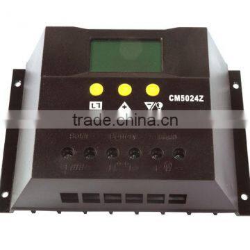 CM50 50A 12V/24V/48V PWM Solar Charge Controller With LCD Display for Home System photo-3