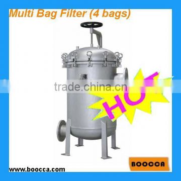 Stainless steel bag filter / bag filtration system