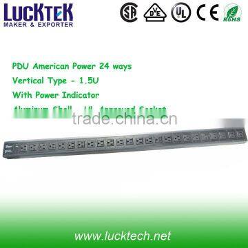 Vertical Rack PDU Aluminum Shell 1.5U