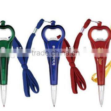 High Quality Neck Pen Bottle Opener Lanyard Pens                        
                                                Quality Choice