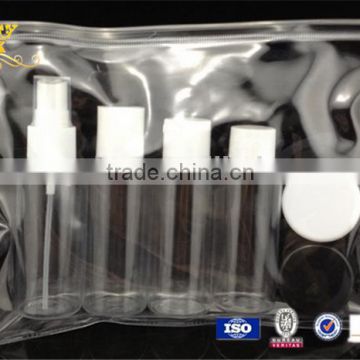 plastic easy carrying bottle travel kit, bottle sets,shampoo bottle