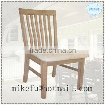 PU Leather Seat Wooden Dining Chair