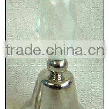 crystal craft bell glass decoration