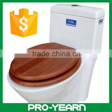 Solid Wood Slow Close Toilet Seat with Customized Solid Wood and Soft Close Hinge