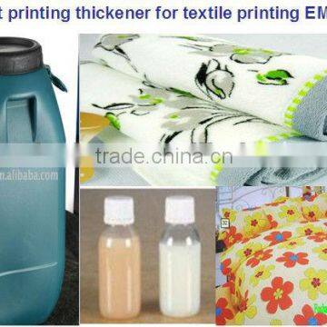 APEO FREE Foshan High color yield Pigment printing thickener for cotton fabric