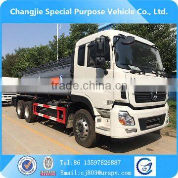 Dongfeng 6x4 chemical liquid tanker truck,chemical liquid vehicle