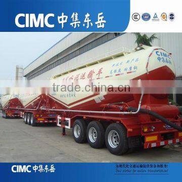 CIMC compressor and diesel engine 55CBM Bulk Cement Silo Tanker Trailer