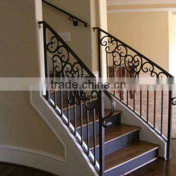 Indoor wrought iron handrails for stairs high-quality