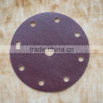 4" inches aluminum oxide vlecro sanding disc polishing for metal wood