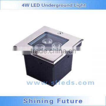 long lifespan 50000 hours 3 years warranty 4w solar underground led light paving light