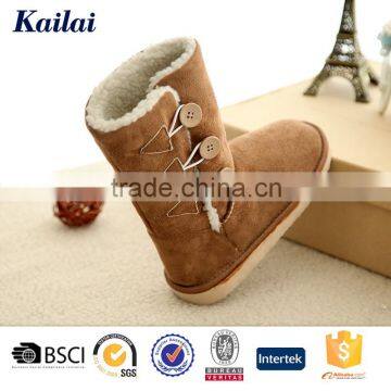 Button long baby boots for snow