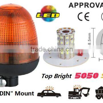 E-MARK SMD Flash Warning Light, ECE MARK 5050 SMD Toppower Warning Beacon(SR-BL-504S-3)Europe DIN Mount LED Beacons, 3 Functions