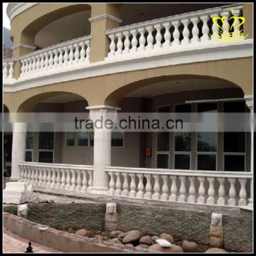 The marble staircase handrails marble stone fence stone decorative stone baluster Villa