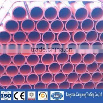 color painted straight seam tubing for scaffording