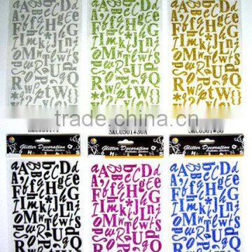 Glitter Alphabet Letter Sticker photo-2