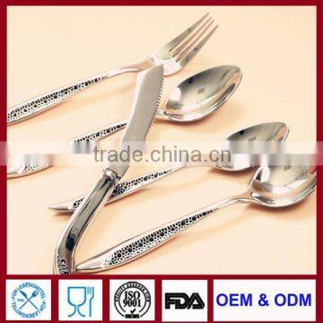 Metal Spork Flatware Sterling Silver Flatware Luxury Flatware Bronze Flatware Set