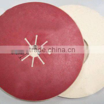 Abrasive Tool Felt Disc With Hard Red Paper