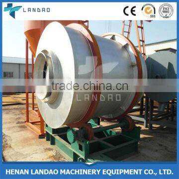 2016 latest 1-5ton/h three cylinder rotary drum dryer