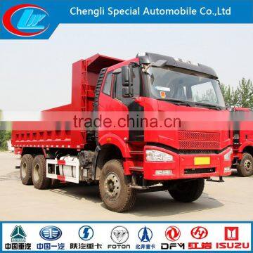 New condition 6X4 Dump Truck sand stone carrying FAW dumper 10wheels Faw tipper truck 30t