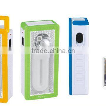 JA-1903 multi-functional rechargeable led emergency light with PC tube