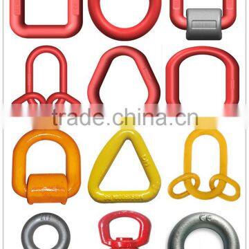 Chain D-SHAPE Ring Heavy Duty Galvanized Surface Mount