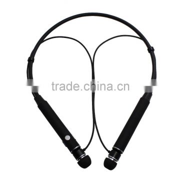 2016 Newest neckband sport earphones black bluetooth sport ear phones