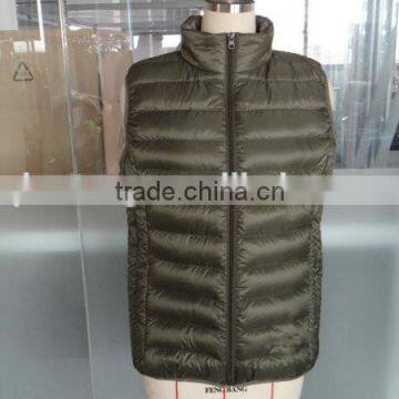 Women's warmer real down vest