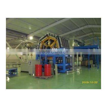 7 stations drum PU foaming machine